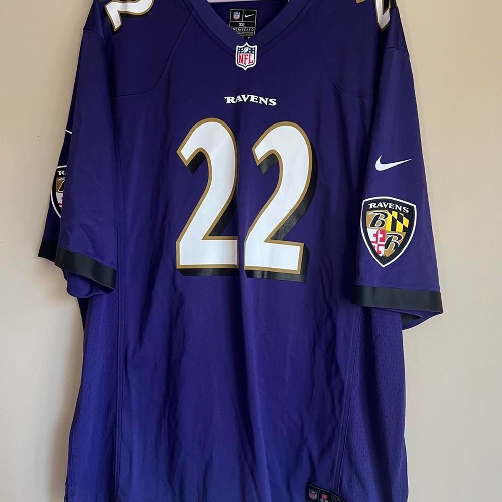 Baltimore Raven's Derrick Henry #22 Game Jersey *NEW* Size 3XL